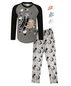 Mi Amore Gigi Sloth Interchangeable Star Pajama Set