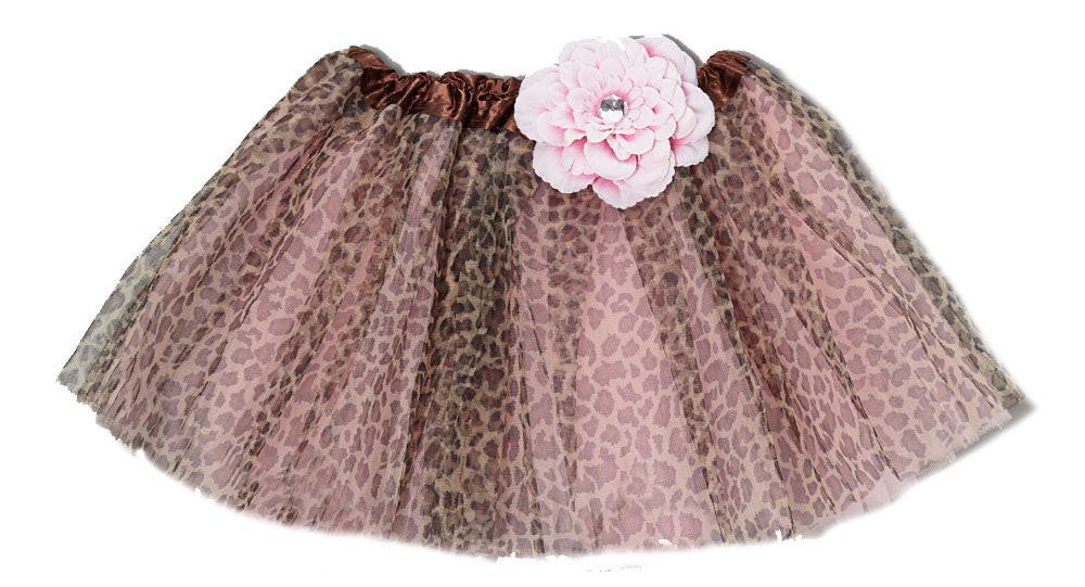 Mi Amore Gigi Flower Animal Print Tutu Skirt (Available in Multiple Colors/Styles)